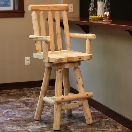 Counter height rustic barstool - height,