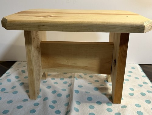 Unfinished wood step - wood,